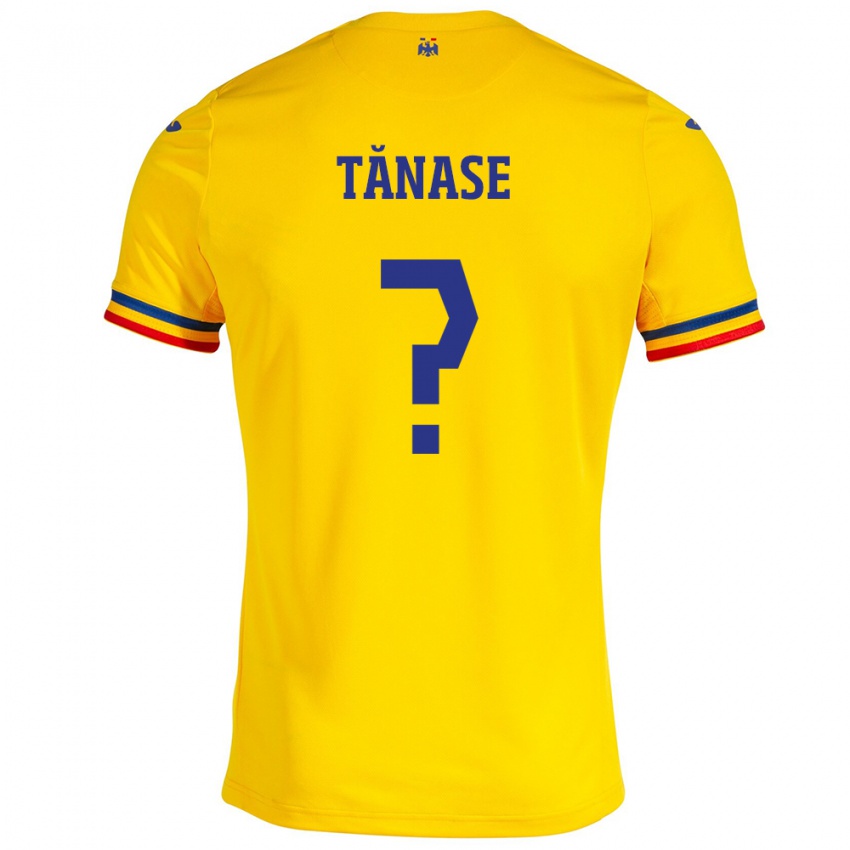 Kinder Rumänische Florin Tănase #0 Gelb Heimtrikot Trikot 24-26 T-Shirt Schweiz