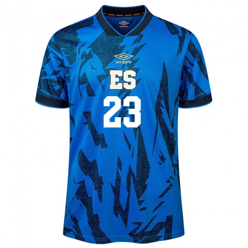 Kinder El Salvador Amber Marinero #23 Blau Heimtrikot Trikot 24-26 T-Shirt Schweiz