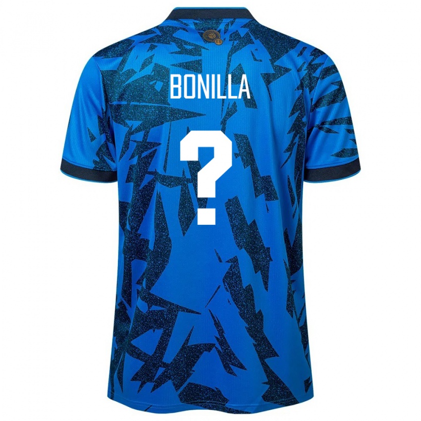 Kinder El Salvador Nelson Bonilla #0 Blau Heimtrikot Trikot 24-26 T-Shirt Schweiz