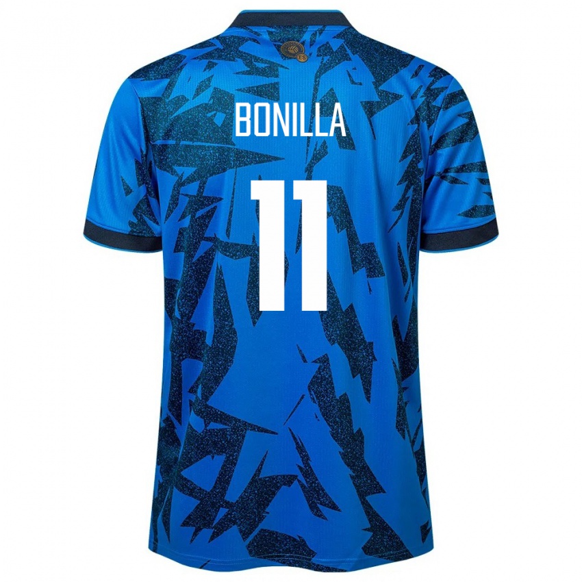 Kinder El Salvador Jarell Bonilla #11 Blau Heimtrikot Trikot 24-26 T-Shirt Schweiz