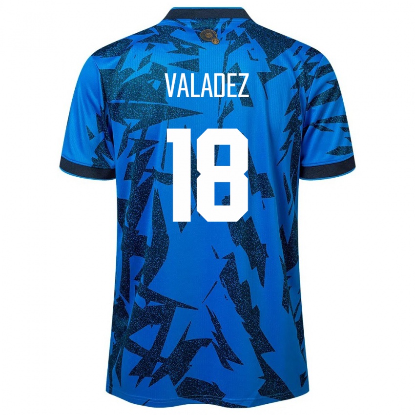 Kinder El Salvador Samantha Valadez #18 Blau Heimtrikot Trikot 24-26 T-Shirt Schweiz