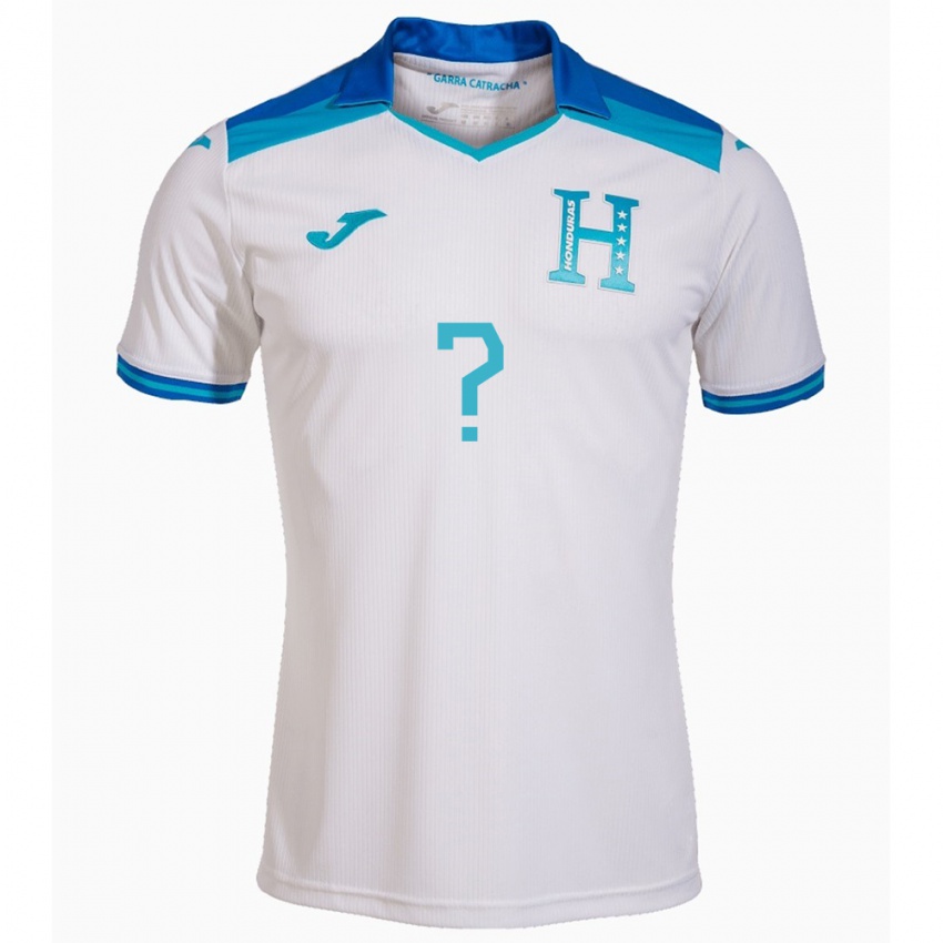 Kinder Honduras Ihren Namen #0 Weiß Heimtrikot Trikot 24-26 T-Shirt Schweiz