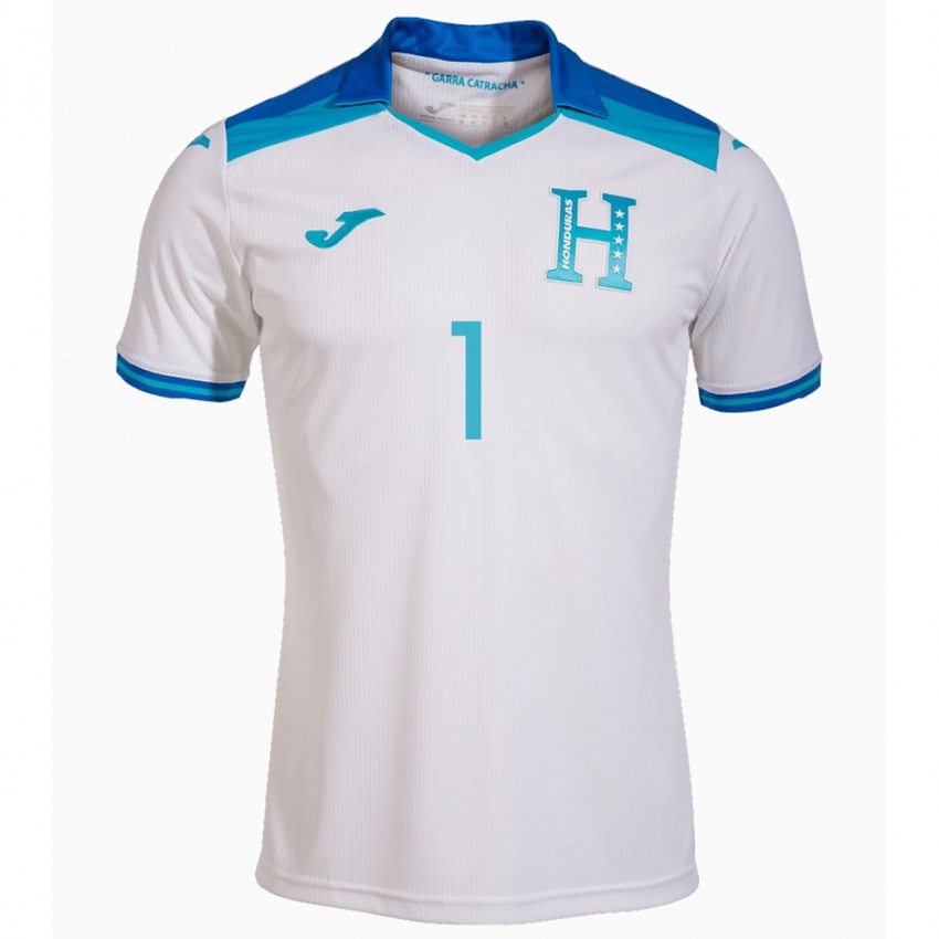 Kinder Honduras Harold Fonseca #1 Weiß Heimtrikot Trikot 24-26 T-Shirt Schweiz