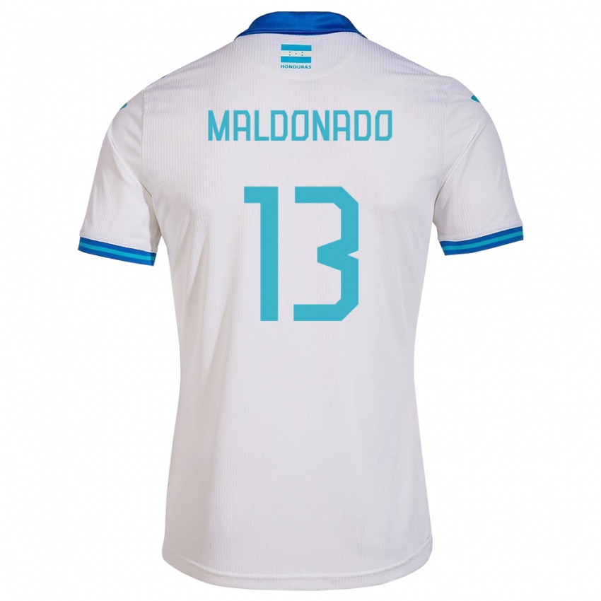 Kinder Honduras Edwin Maldonado #13 Weiß Heimtrikot Trikot 24-26 T-Shirt Schweiz