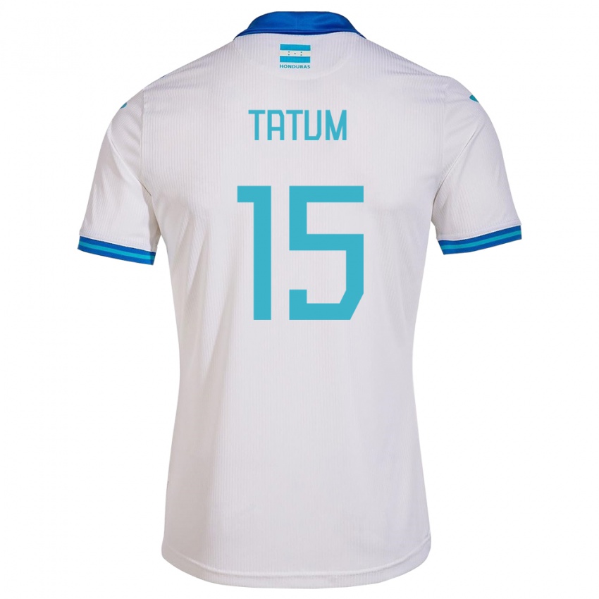 Kinder Honduras Anfronit Tatum #15 Weiß Heimtrikot Trikot 24-26 T-Shirt Schweiz