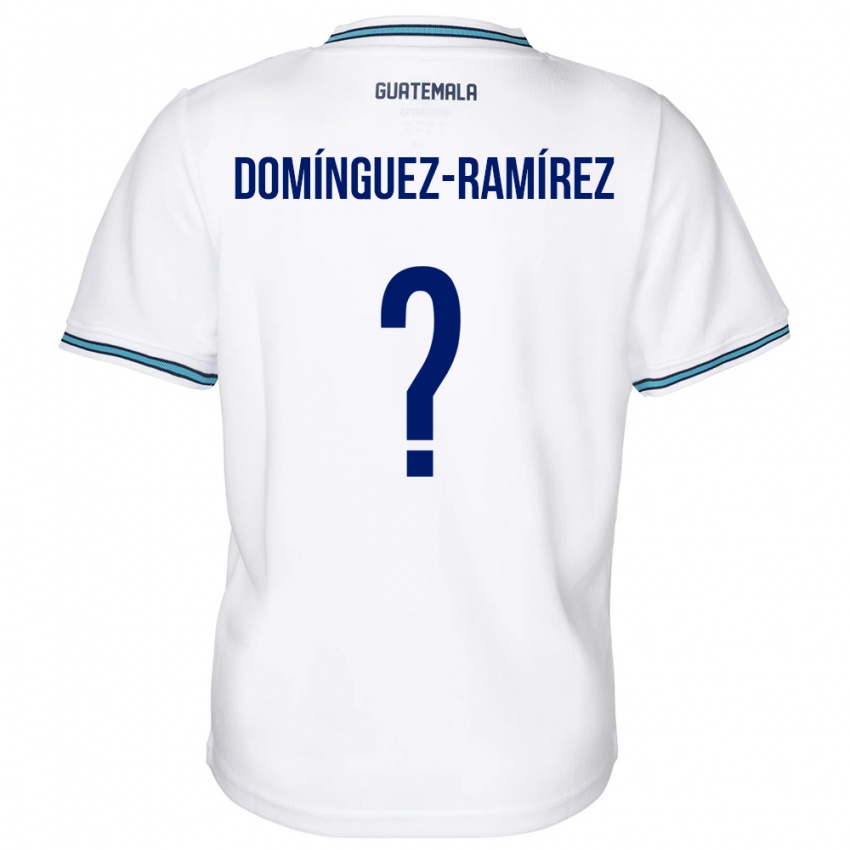 Kinder Guatemala Marco Domínguez-Ramírez #0 Weiß Heimtrikot Trikot 24-26 T-Shirt Schweiz