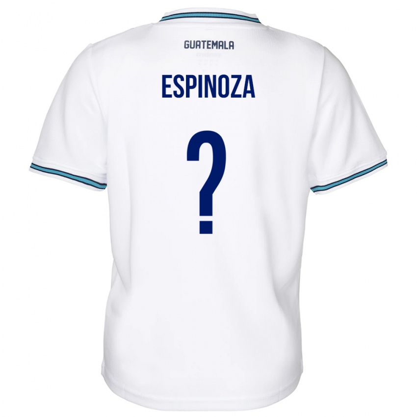 Enfant Maillot Guatemala José Espinoza #0 Blanc Tenues Domicile 24-26 T-Shirt Suisse
