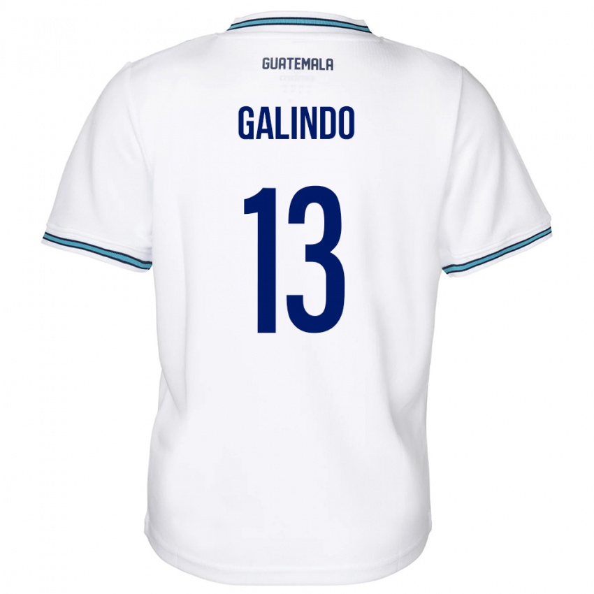 Kinder Guatemala Alejandro Galindo #13 Weiß Heimtrikot Trikot 24-26 T-Shirt Schweiz