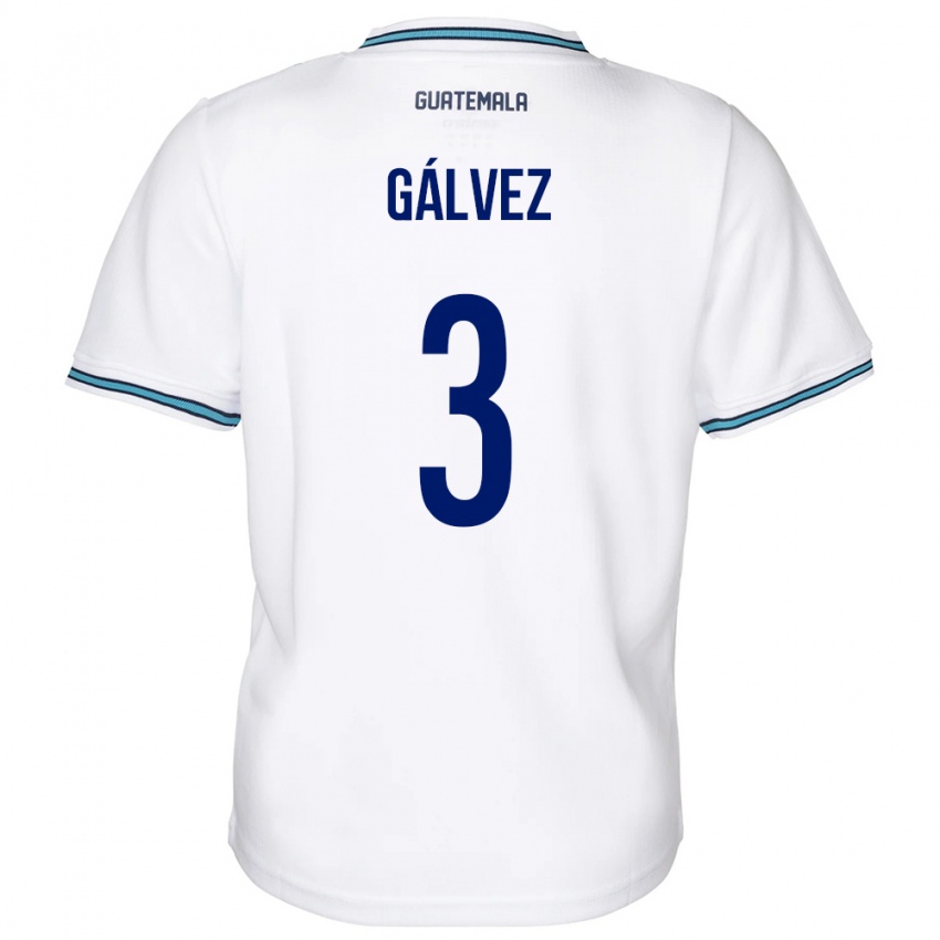 Kinder Guatemala Fredy Gálvez #3 Weiß Heimtrikot Trikot 24-26 T-Shirt Schweiz