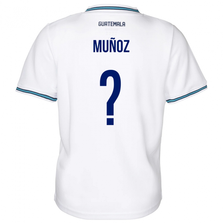 Kinder Guatemala Rudy Muñoz #0 Weiß Heimtrikot Trikot 24-26 T-Shirt Schweiz