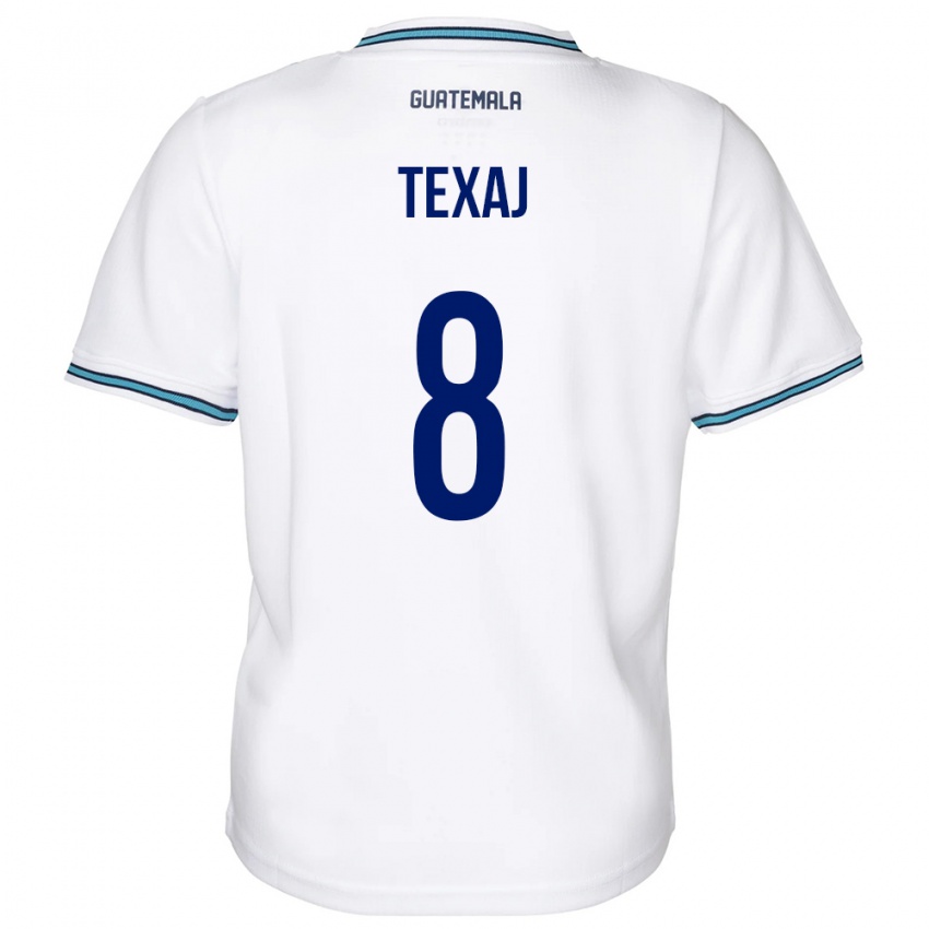 Enfant Maillot Guatemala Elisa Texaj #8 Blanc Tenues Domicile 24-26 T-Shirt Suisse