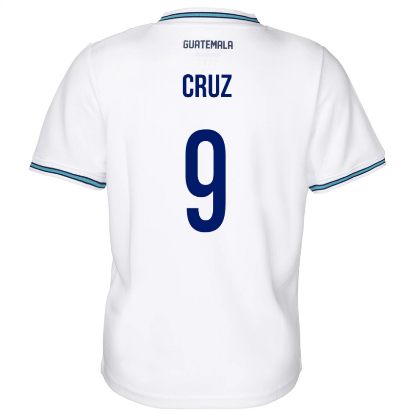 Enfant Maillot Guatemala Celsa Cruz #9 Blanc Tenues Domicile 24-26 T-Shirt Suisse