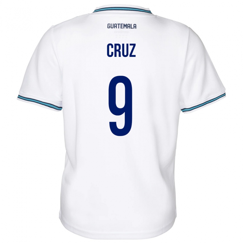 Kinder Guatemala Celsa Cruz #9 Weiß Heimtrikot Trikot 24-26 T-Shirt Schweiz