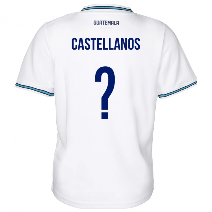 Kinder Guatemala Jezmin Castellanos #0 Weiß Heimtrikot Trikot 24-26 T-Shirt Schweiz