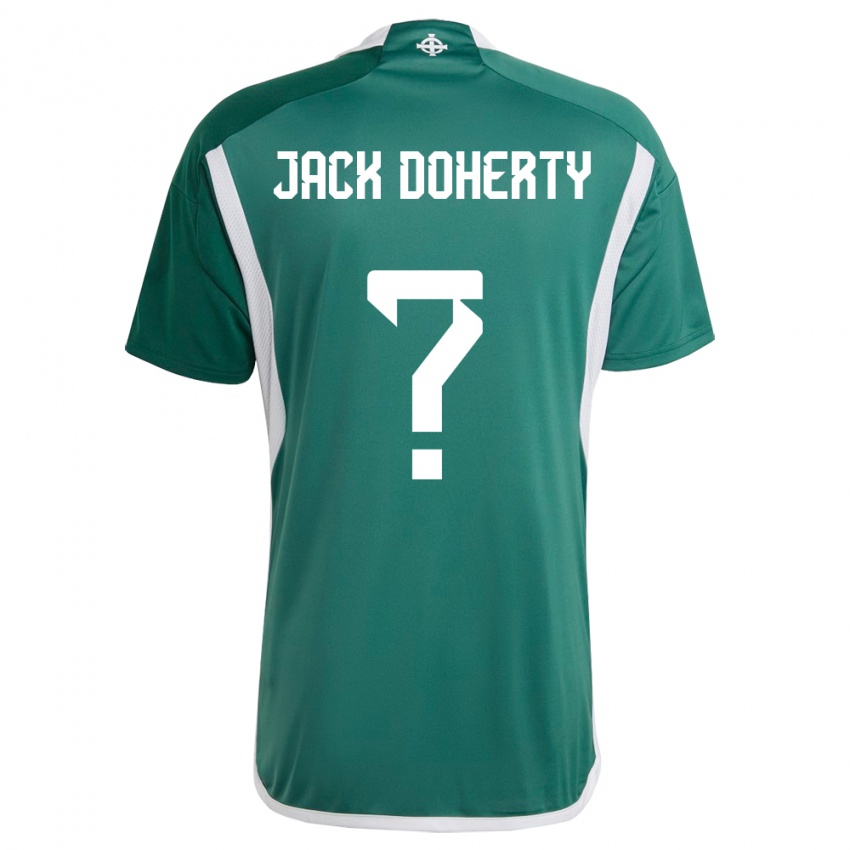 Kinder Nordirland Jack Doherty #0 Grün Heimtrikot Trikot 24-26 T-Shirt Schweiz
