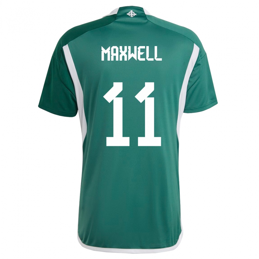 Kinder Nordirland Danielle Maxwell #11 Grün Heimtrikot Trikot 24-26 T-Shirt Schweiz