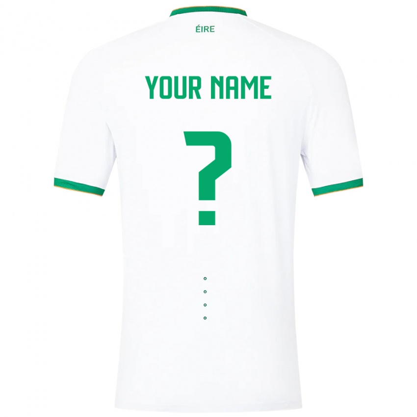 Kinder Irische Ihren Namen #0 Weiß Auswärtstrikot Trikot 24-26 T-Shirt Schweiz