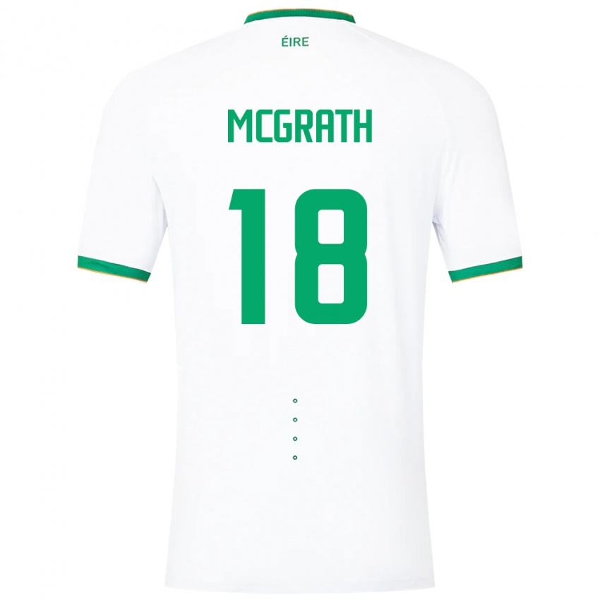 Kinder Irische Jamie Mcgrath #18 Weiß Auswärtstrikot Trikot 24-26 T-Shirt Schweiz