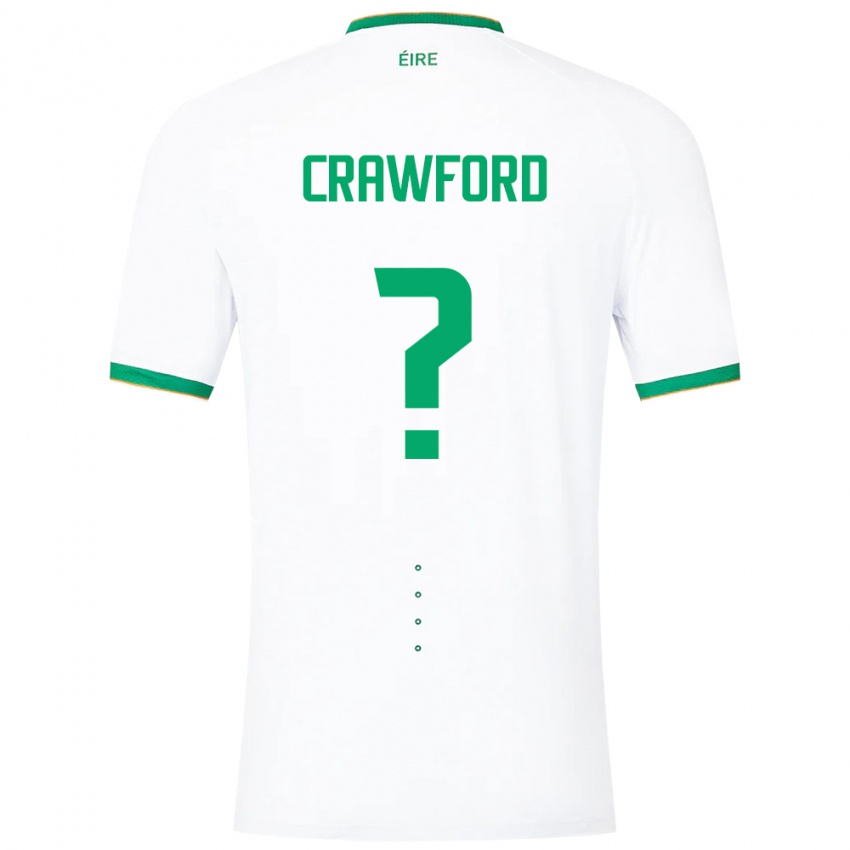 Kinder Irische James Crawford #0 Weiß Auswärtstrikot Trikot 24-26 T-Shirt Schweiz