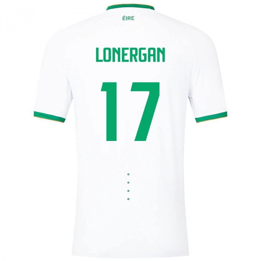 Kinder Irische Tom Lonergan #17 Weiß Auswärtstrikot Trikot 24-26 T-Shirt Schweiz