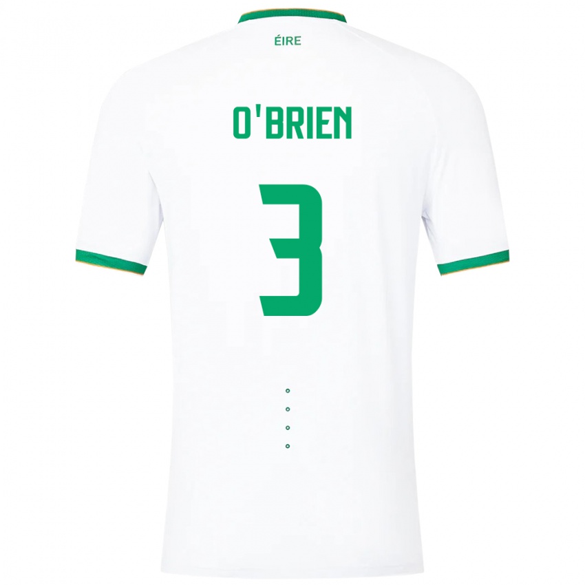 Kinder Irische Luke O'brien #3 Weiß Auswärtstrikot Trikot 24-26 T-Shirt Schweiz