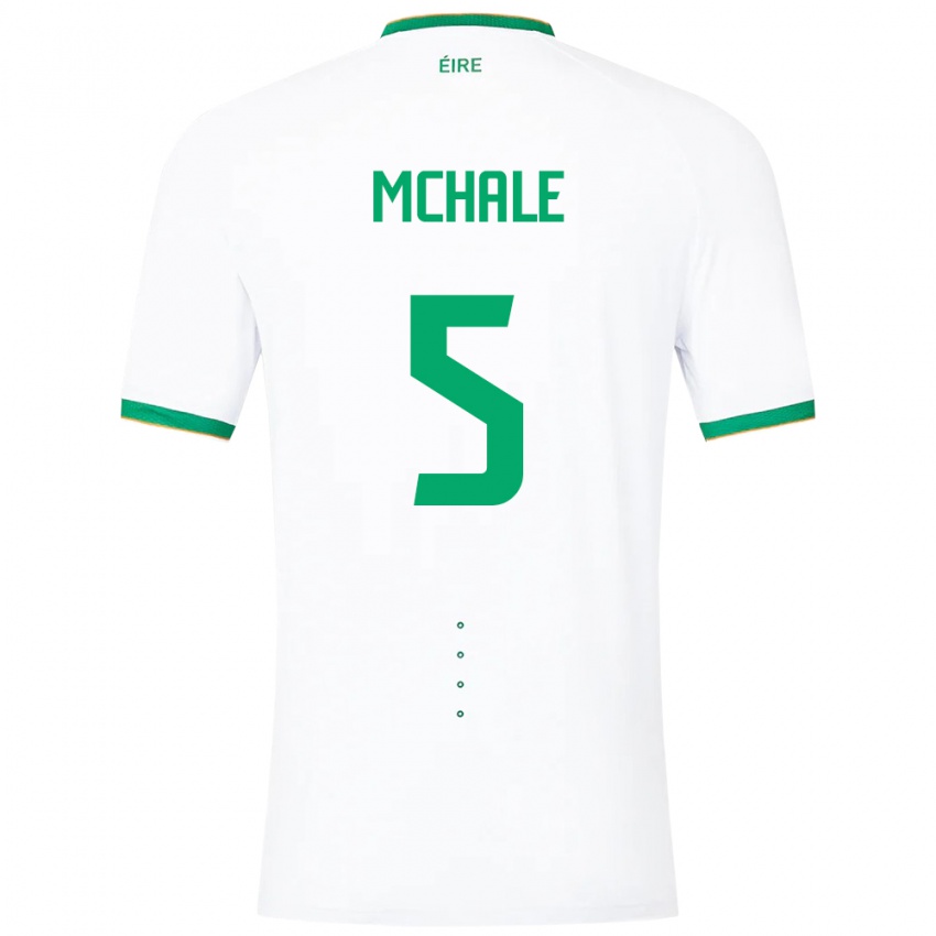 Kinder Irische Sean Mchale #5 Weiß Auswärtstrikot Trikot 24-26 T-Shirt Schweiz