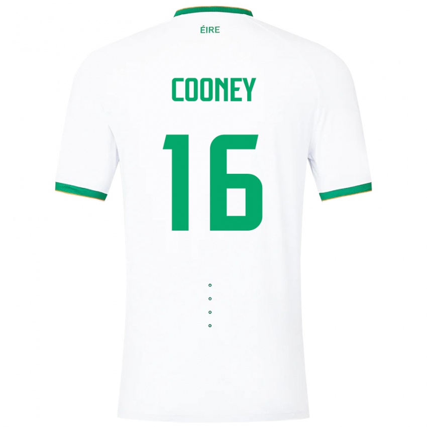 Kinder Irische Oisin Cooney #16 Weiß Auswärtstrikot Trikot 24-26 T-Shirt Schweiz