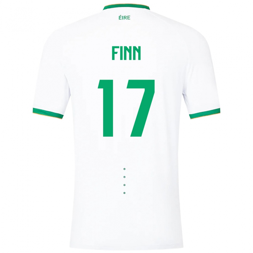 Kinder Irische Jamie Finn #17 Weiß Auswärtstrikot Trikot 24-26 T-Shirt Schweiz