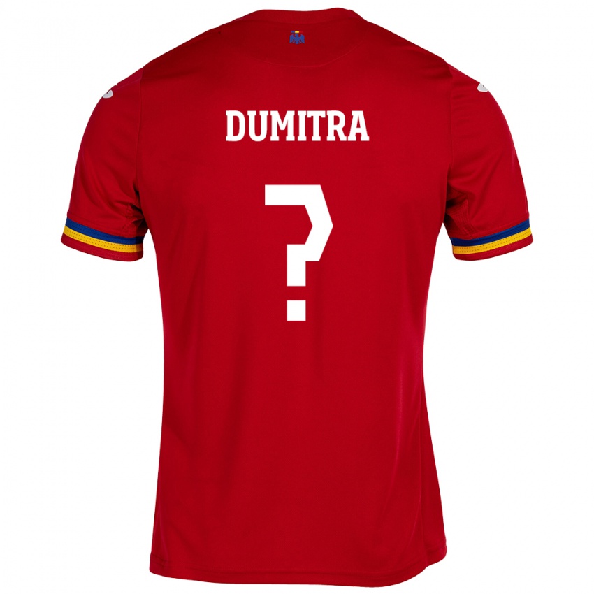 Kinder Rumänische John Dumitra #0 Rot Auswärtstrikot Trikot 24-26 T-Shirt Schweiz