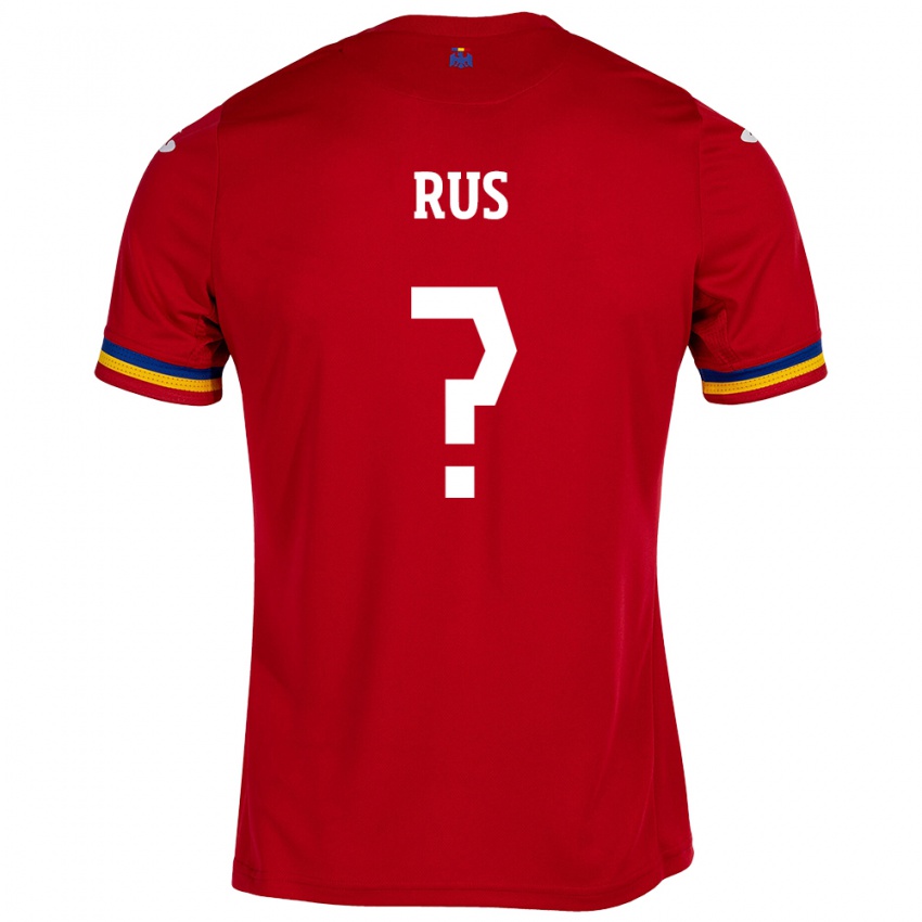 Kinder Rumänische Jayden Rus #0 Rot Auswärtstrikot Trikot 24-26 T-Shirt Schweiz