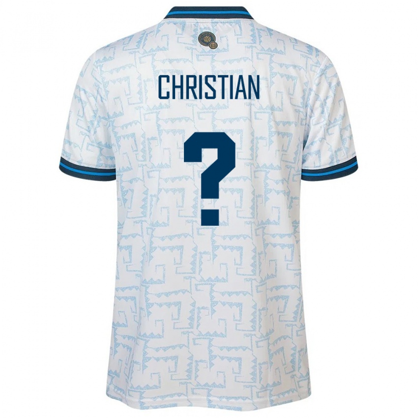 Kinder El Salvador Christian Martínez #0 Weiß Auswärtstrikot Trikot 24-26 T-Shirt Schweiz