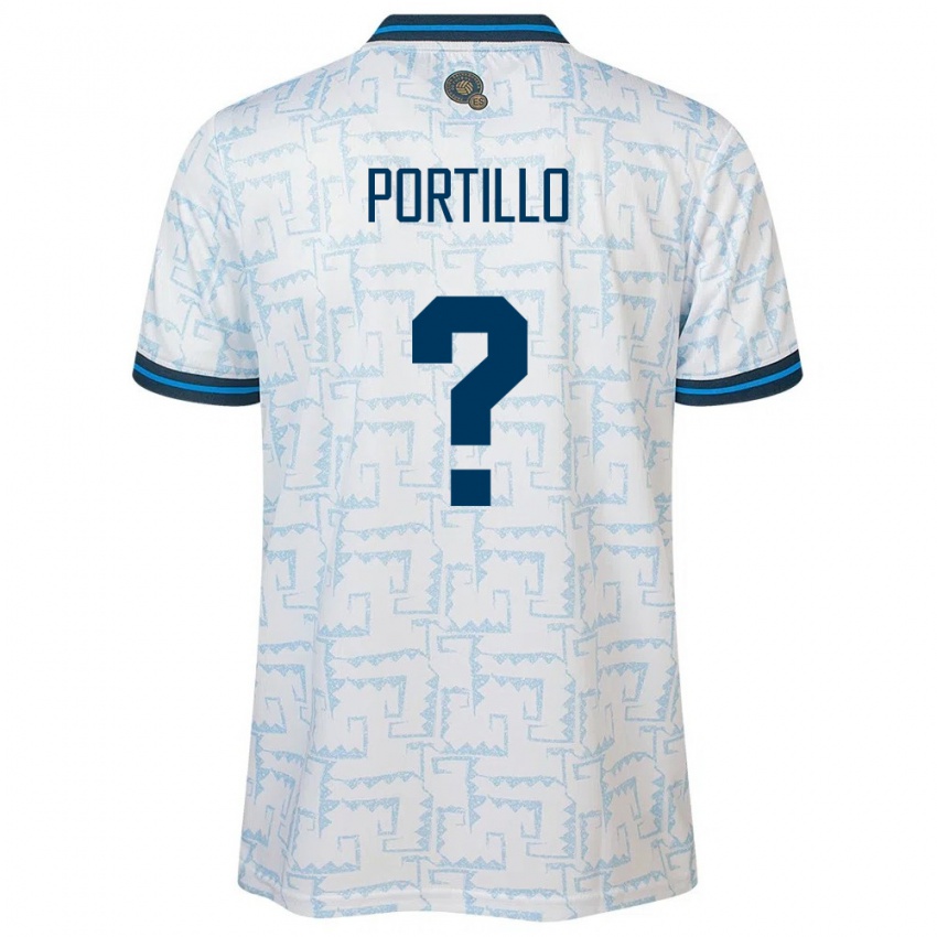 Kinder El Salvador Cristian Portillo #0 Weiß Auswärtstrikot Trikot 24-26 T-Shirt Schweiz