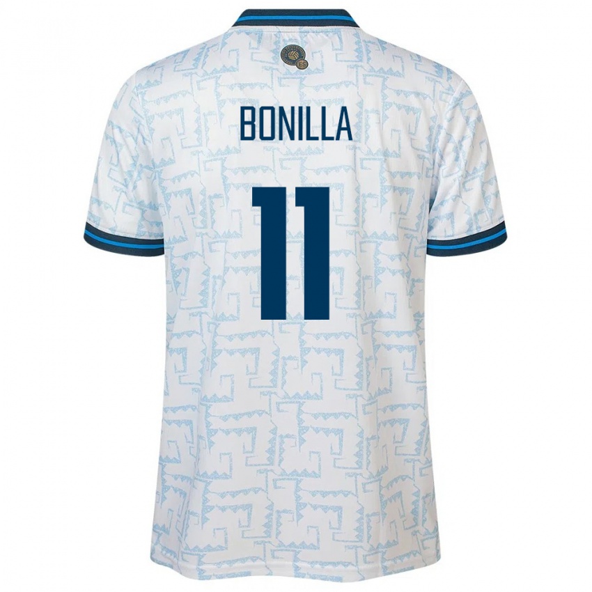 Kinder El Salvador Jarell Bonilla #11 Weiß Auswärtstrikot Trikot 24-26 T-Shirt Schweiz