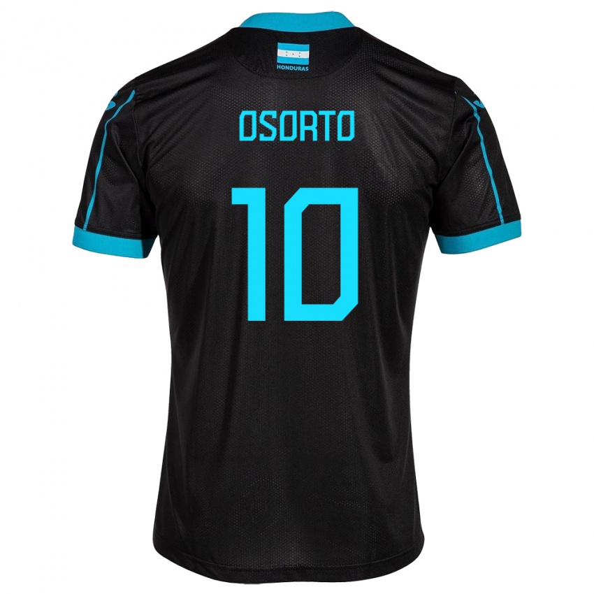 Kinder Honduras Roberto Osorto #10 Schwarz Auswärtstrikot Trikot 24-26 T-Shirt Schweiz