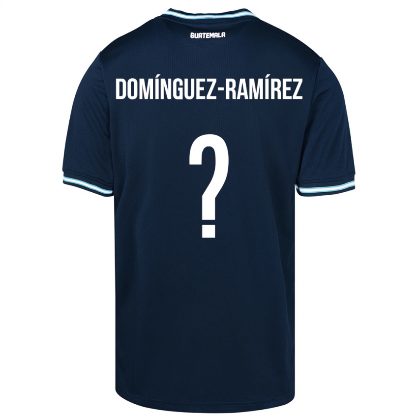 Kinder Guatemala Marco Domínguez-Ramírez #0 Blau Auswärtstrikot Trikot 24-26 T-Shirt Schweiz