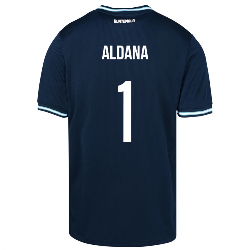 Kinder Guatemala David Aldana #1 Blau Auswärtstrikot Trikot 24-26 T-Shirt Schweiz