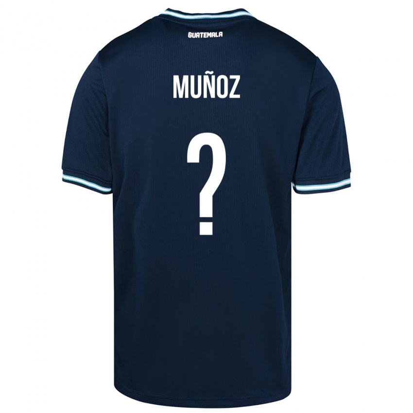 Enfant Maillot Guatemala Rudy Muñoz #0 Bleu Tenues Extérieur 24-26 T-Shirt Suisse