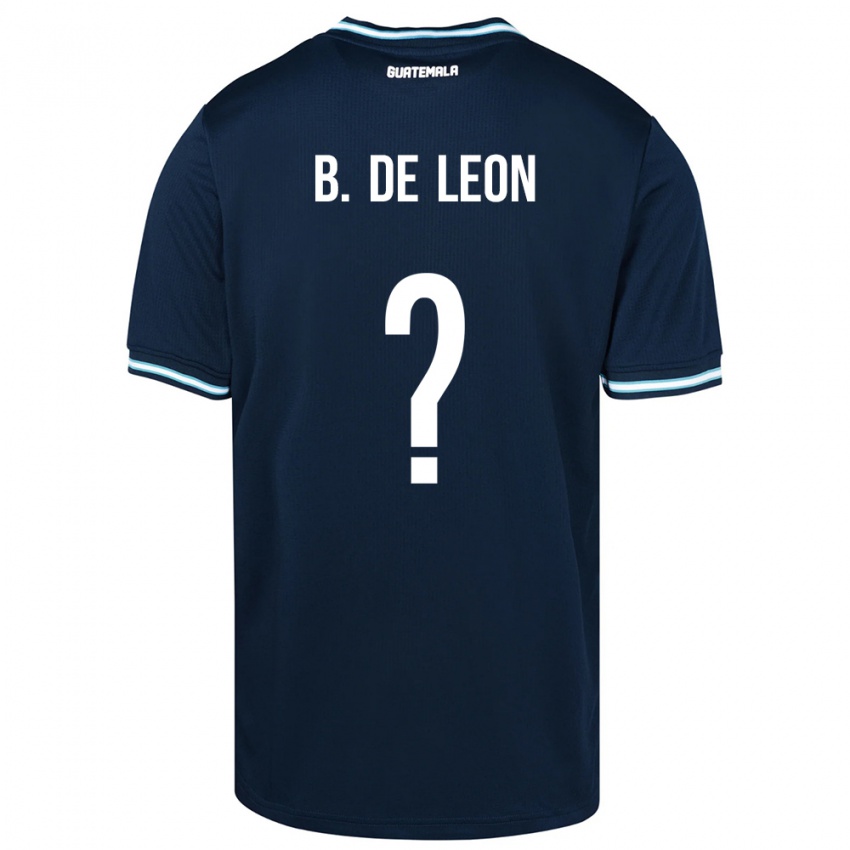 Kinder Guatemala Brandon De Leon #0 Blau Auswärtstrikot Trikot 24-26 T-Shirt Schweiz