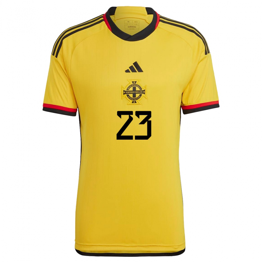 Kinder Nordirland Maddy Harvey-Clifford #23 Weiß Auswärtstrikot Trikot 24-26 T-Shirt Schweiz