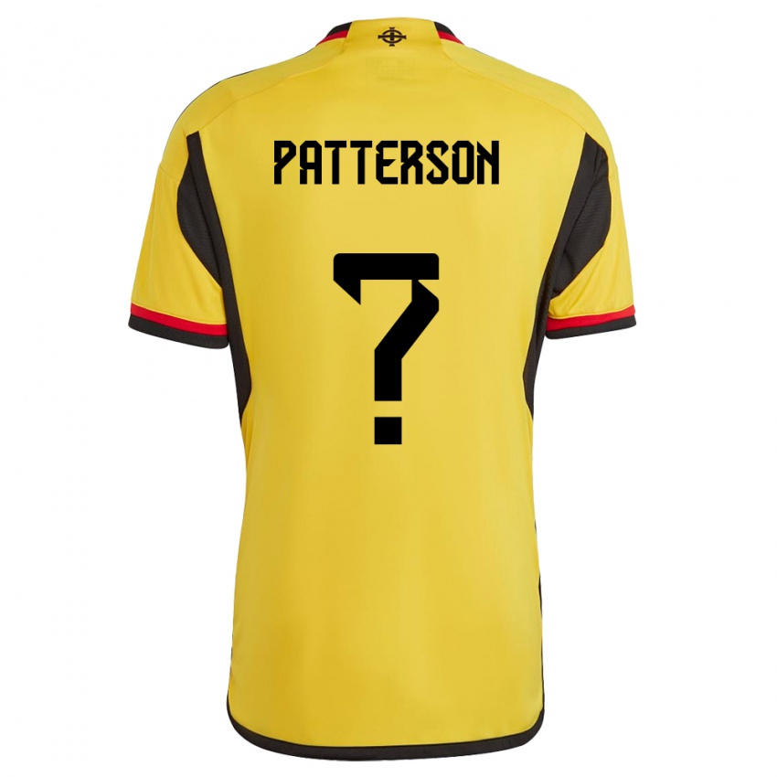 Kinder Nordirland Jack Patterson #0 Weiß Auswärtstrikot Trikot 24-26 T-Shirt Schweiz