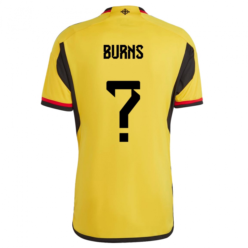 Kinder Nordirland Matthew Burns #0 Weiß Auswärtstrikot Trikot 24-26 T-Shirt Schweiz