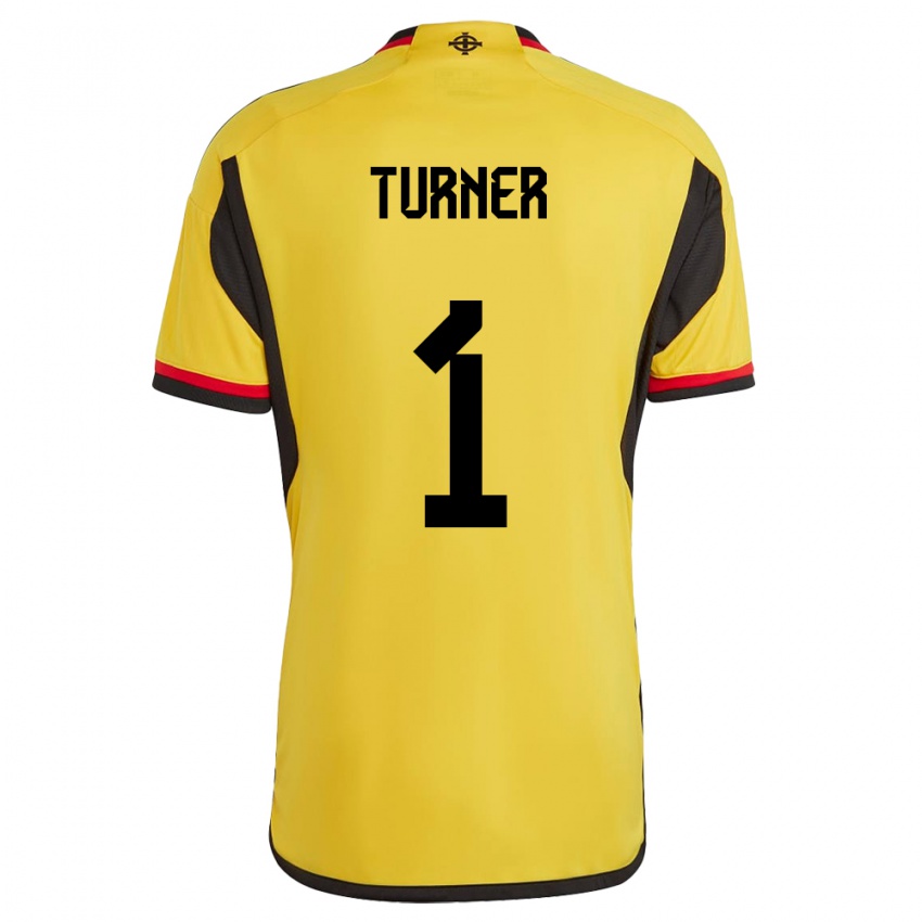 Kinder Nordirland Shannon Turner #1 Weiß Auswärtstrikot Trikot 24-26 T-Shirt Schweiz