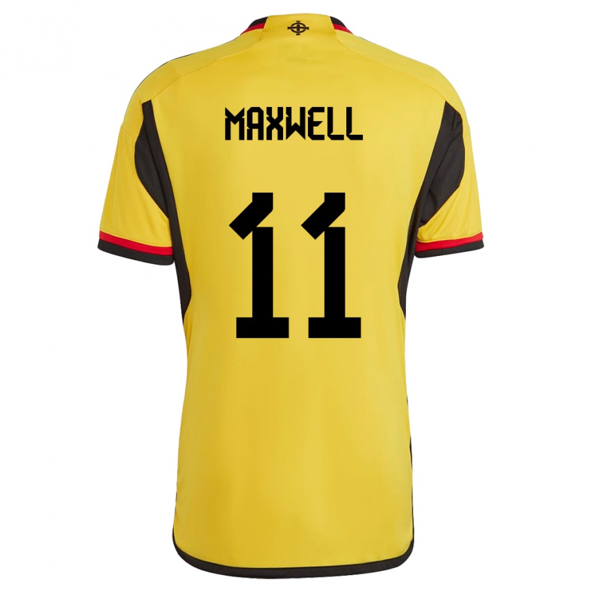 Kinder Nordirland Danielle Maxwell #11 Weiß Auswärtstrikot Trikot 24-26 T-Shirt Schweiz