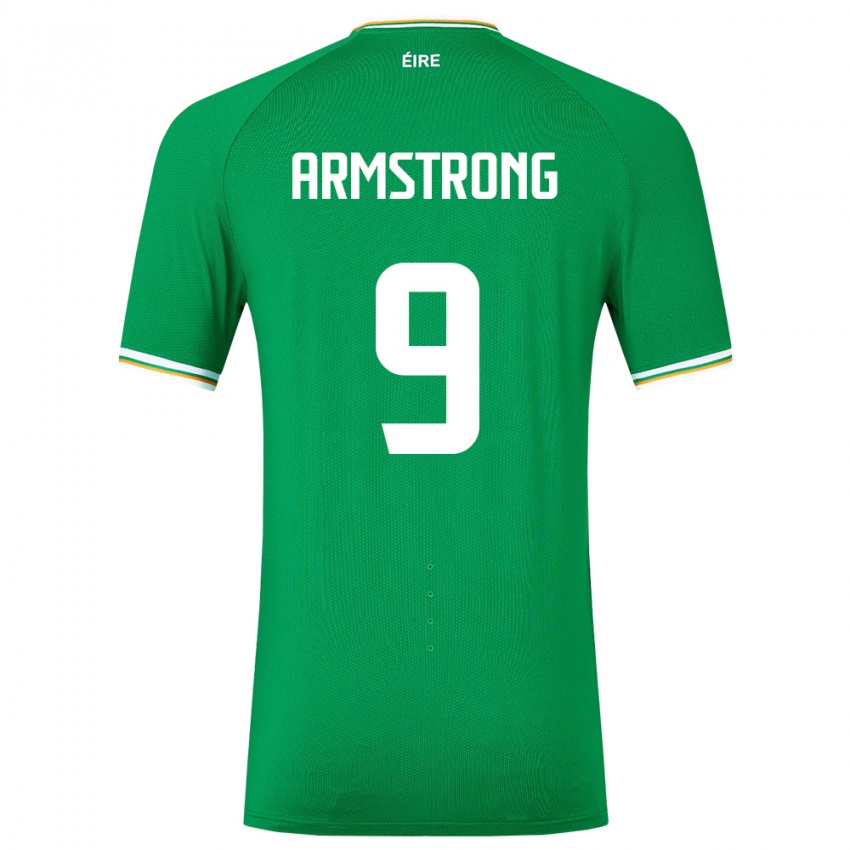 Herren Irische Sinclair Armstrong #9 Grün Heimtrikot Trikot 24-26 T-Shirt Schweiz