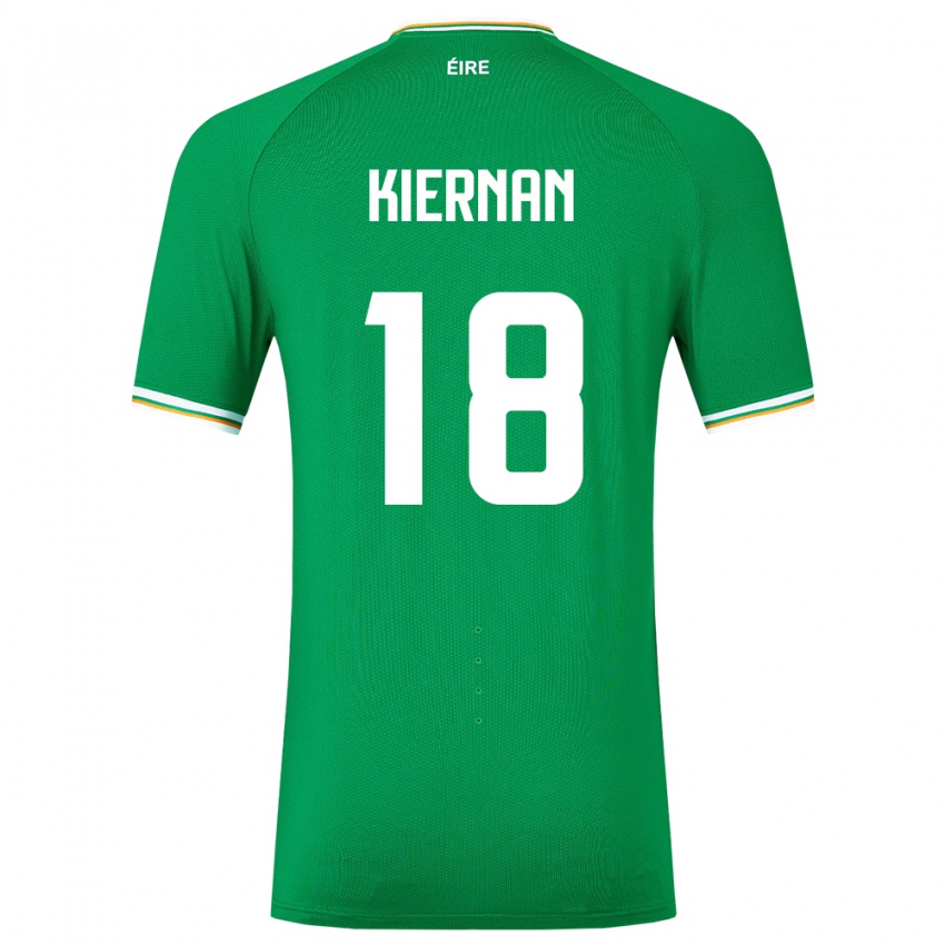 Herren Irische Leanne Kiernan #18 Grün Heimtrikot Trikot 24-26 T-Shirt Schweiz