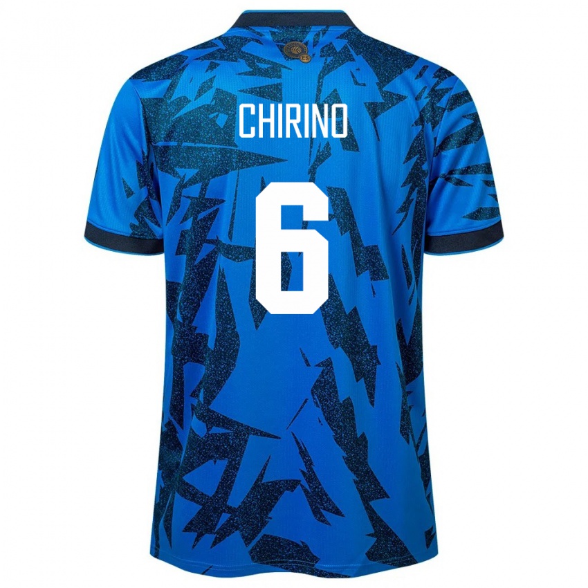 Herren El Salvador Alejandra Chirino #6 Blau Heimtrikot Trikot 24-26 T-Shirt Schweiz