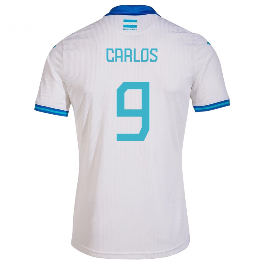 Herren Honduras Carlos Mejía #9 Weiß Heimtrikot Trikot 24-26 T-Shirt Schweiz