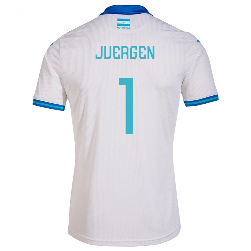 Herren Honduras Juergen García #1 Weiß Heimtrikot Trikot 24-26 T-Shirt Schweiz