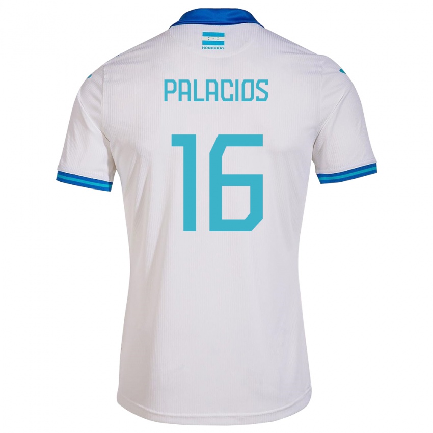 Herren Honduras Danilo Palacios #16 Weiß Heimtrikot Trikot 24-26 T-Shirt Schweiz