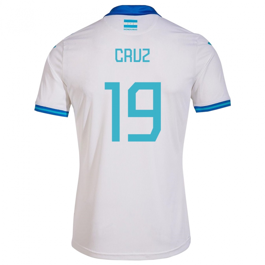 Herren Honduras Russel Cruz #19 Weiß Heimtrikot Trikot 24-26 T-Shirt Schweiz